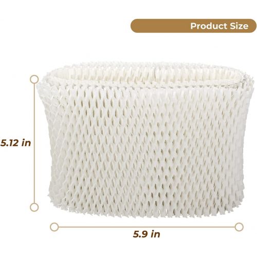  Ximoon Humidifier Filter Replacements for Vicks & Kaz WF2, Fit Vicks V3500N, V3100, V3900 Series, V3700, Sunbeam 1118 Series (4)