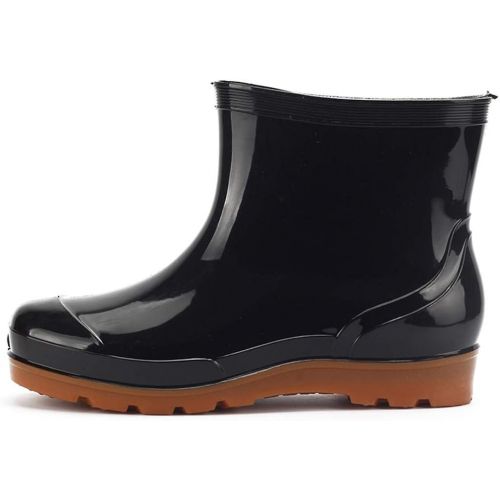  [아마존베스트]Xinantime Mens Rain Boots Mens Short Four-Season Rain/Work Boots (Adults) Men‘s Rubber Waterproof Rain Shoes