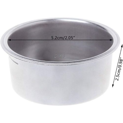  Xingsiyue Espresso Machine Stainless Steel Replacement 51MM Filter Basket Compatible with Breville 870 Krups