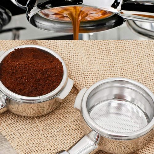  Xingsiyue 51mm Bottomless Naked Portafilter Stainless Steel Espresso Machine Accessories Compatible with DeLonghi ECO310