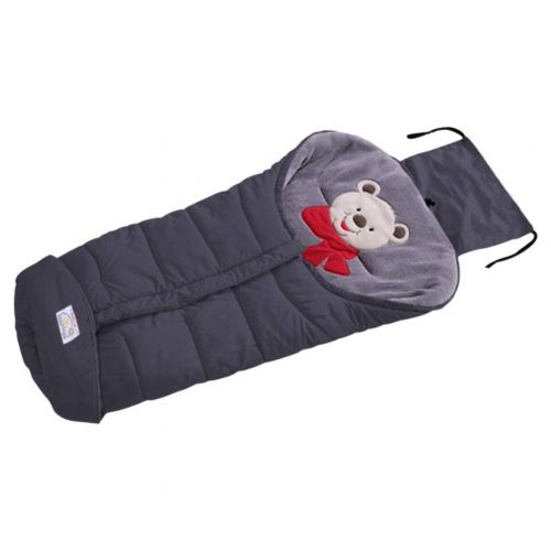  Xingsiyue Universal Winter Outdoor Baby Sleeping Bag Stroller Sleepsack Waterproof Footmuff Cover Drawstring Hood Swaddle Blanket for Pushchair Pram