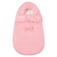 Xingsiyue Newborn Baby Sleeping Bag Universal Stroller Sleepsack Warm Footmuff Cover Fleece Swaddle Blanket Waterproof Pushchair Mat