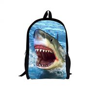 Xinind Cool 3D Animals Children School Book Bag Printing Kids Backpacks (shark)