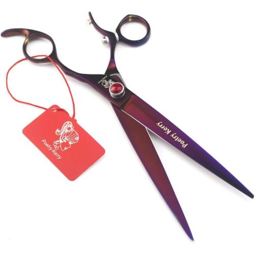  Xinjiahe Professional Hairdressing Scissors- Flying Shears,8-inch Delicate Pet Scissors,Can Be Rotated 360° Using Japanese 440c Material (Including Scissors Bag)