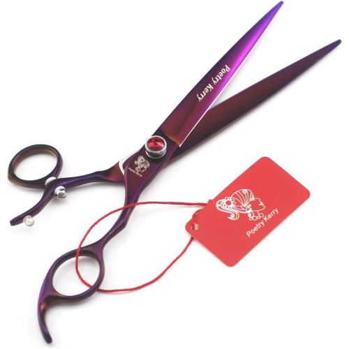  Xinjiahe Professional Hairdressing Scissors- Flying Shears,8-inch Delicate Pet Scissors,Can Be Rotated 360° Using Japanese 440c Material (Including Scissors Bag)