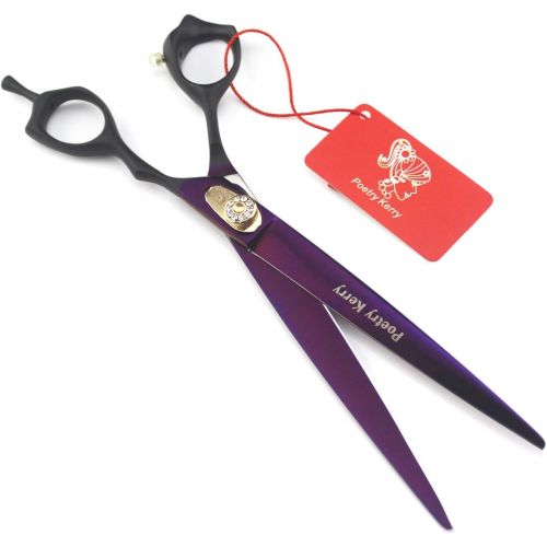  Xinjiahe Pet Scissors,8.0 Inch Straight Shears, Dog Grooming Scissors, Pet Grooming Shears Made of 440c Japanese Stainless