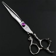 Xinjiahe 7 Inch Pet Scissors Dog Grooming Hair Cut Hairdressing Scissors Suitable for Pet Groomers and Family DIY,C