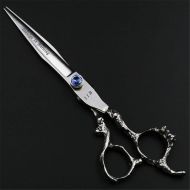 Xinjiahe 7 Inch Pet Scissors Dog Grooming Hair Cut Hairdressing Scissors Suitable for Pet Groomers and Family DIY,A