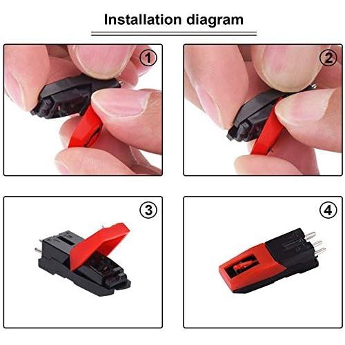  [아마존베스트]Xinlie Audio Player Replacement Needle Pickup System Diamond Stylus Replacement Needle for Record Player Turntable Needle for Record Player Phonograph Vinyl Turntable (Pack of 2)