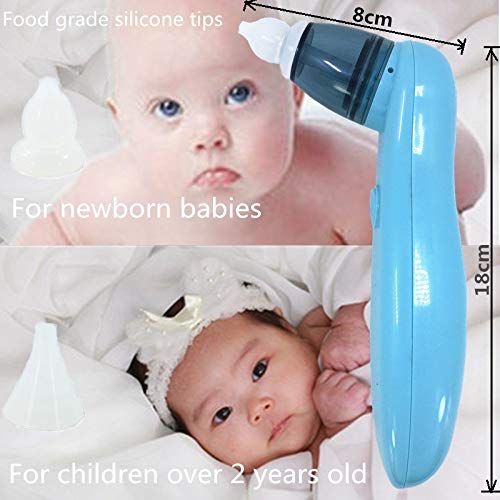  [아마존베스트]Xinzi USB Rechargable Electric Nasal Aspirator Silicon Tip, Nasal Aspirator for Baby, Electric Nasal Aspirator, Baby...