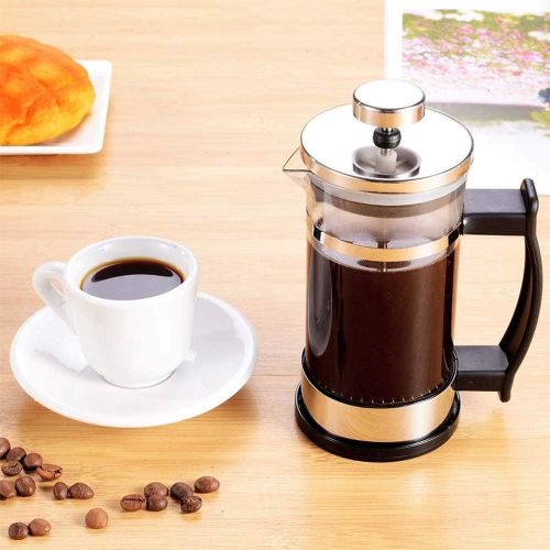  Xinzi Portable Double-Layer Percolator 304 Stainless Steel Moka Pot Coffee Pot Coffee Maker Espresso Machine(600ml)