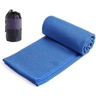 [아마존베스트]Xlabor Microfibre Yoga Towel with Non-Slip Nubs Yoga Mat Pad Mat Mat Towel Fitness Sports Towel for Yoga Mat