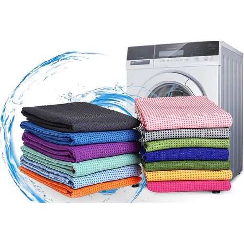  [아마존베스트]Xlabor Microfibre Yoga Towel with Non-Slip Nubs Yoga Mat Pad Mat Mat Towel Fitness Sports Towel for Yoga Mat