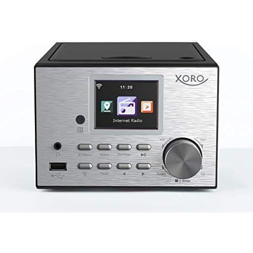  [아마존베스트]-Service-Informationen Xoro HMT 500 PRO Micro Stereo System (Internet/DAB+/FM Radio, CD Player, Bluetooth V4.0, Media Player, 2.4 Inch Colour Display, Remote Control, 2 x 10 W, EXT. Antenna Connection) B