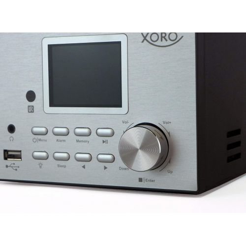  [아마존베스트]-Service-Informationen Xoro HMT 500 PRO Micro Stereo System (Internet/DAB+/FM Radio, CD Player, Bluetooth V4.0, Media Player, 2.4 Inch Colour Display, Remote Control, 2 x 10 W, EXT. Antenna Connection) B