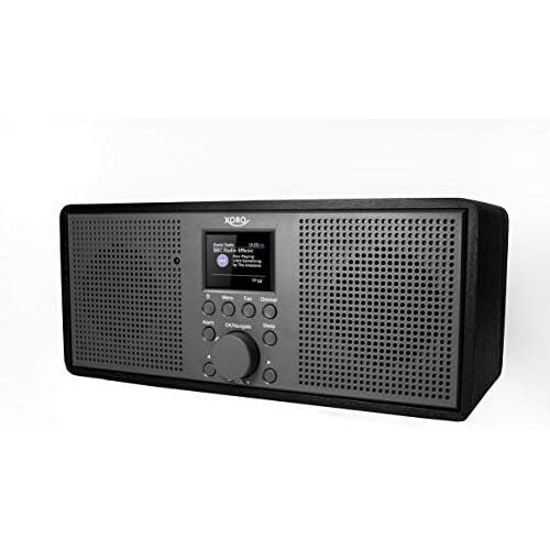  [아마존베스트]-Service-Informationen Xoro DAB 700 IR WLAN Internet Radio (DAB+, Spotify Connect, BT 4.0, Colour Display, 2 x 10 Watt, Alarm Function, 12 V = ) Black