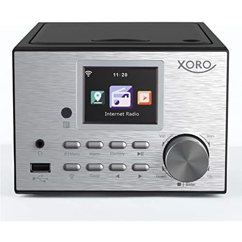  [아마존베스트]-Service-Informationen Xoro HMT 500 - Micro System Internet/DAB+/FM Radio, CD Player, Bluetooth, Media Player, 2.4 Inch Colour Display, RC, 2 x 10 W, Black