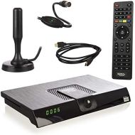 Xoro HRT 8720 KIT DVB T2 Receiver (HDTV, 6 Months Freenet TV, PVR, Active Indoor Antenna, 1.2 m HDMI Cable) Black