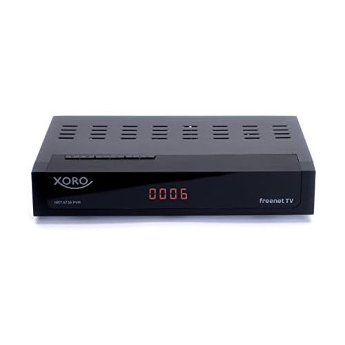  Xoro HRT 8730 HEVC DVB T/T2 Receiver (HDTV H.265, kartenloses Irdeto Zugangssystem fuer Freenet TV, Mediaplayer, PVR Ready, HDMI, USB 2.0, 12V) schwarz