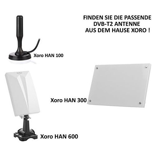  Xoro HRT 8730?Hybrid DVB T/DVB C DVB T2?Receiver HD HDTV H.265?Kartenloses Irdeto Access System for freenet TV, Cable TV, Media Player, PVR ready, HDMI, USB 2.0, 12?V???B