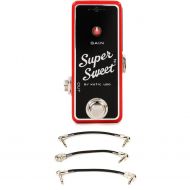 Xotic Super Sweet Booster Mini Boost Pedal with Patch Cables