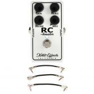 Xotic RC Booster Classic Clean Boost Pedal with Patch Cables