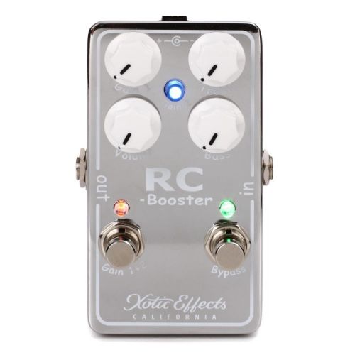  Xotic RC Booster-V2 Pedal with Patch Cables