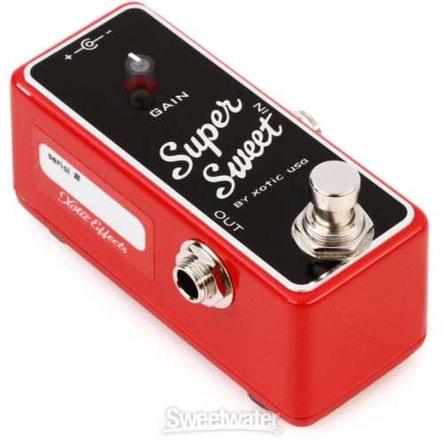  Xotic Super Sweet Booster Mini Boost Pedal