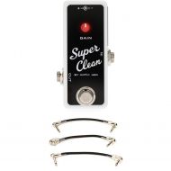 Xotic Super Clean Buffer Mini Buffer Pedal with Patch Cables