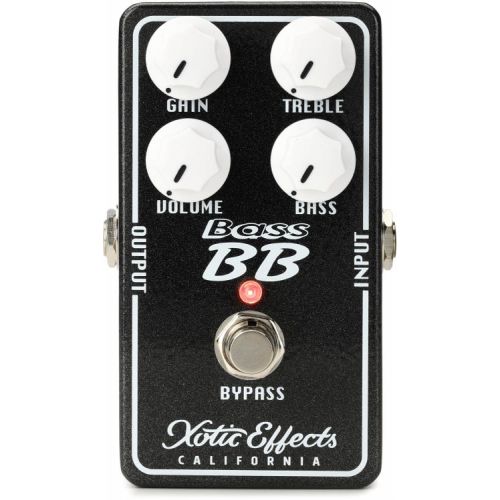  Xotic Bass BB V1.5 Preamp Pedal and Patch Cables
