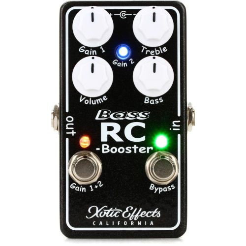  Xotic Bass RC Booster V2 Pedal with Patch Cables