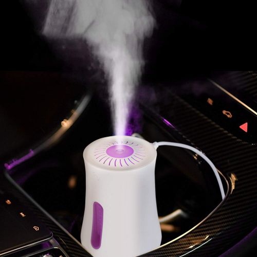  USB Luftbefeuchter, 10dB Ultra Leise Raumluftbefeuchter, Xpassion Mini Ultraschall Air Humidifier fuer das Schlafzimmer&Kinderzimmer, Tragbarer Luftbefeuchter mit 7 Farben fuer Haus