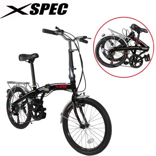  Xspec 20 7 Speed City Folding Compact Bike Bicycle Urban Commuter Shimano