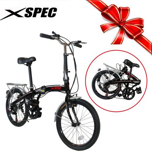  Xspec 20 7 Speed City Folding Compact Bike Bicycle Urban Commuter Shimano