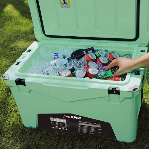  Xspec Roto Molded High Performance Camping Cooler Ice Chest Large Pro Tough Durable Outdoor Overland Rotomolded Hard Cooler