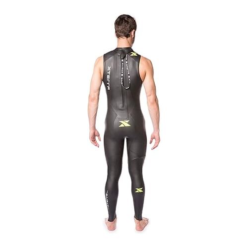  XTERRA Wetsuits - Men's Volt Triathlon Wetsuit - Sleeveless Neoprene Wet Suit (3mm Thickness) | Designed for Open Water Swimming - Ironman & USAT Approved