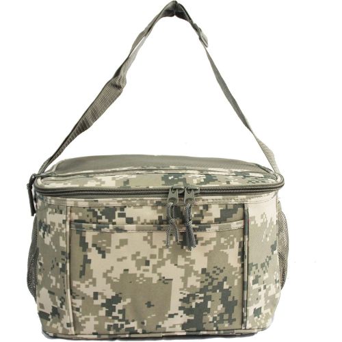  Xtitix Army Tan Digital Camouflage Mesh Pocket 12-Pack Insulated Cooler Tote Bag Camo