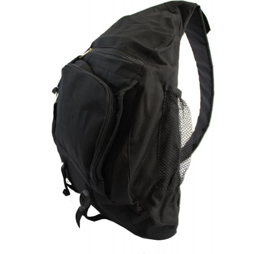  Xtitix Knight Rider Sport Gym Hiking Shoulder Sling Backpack Body Bag, Black