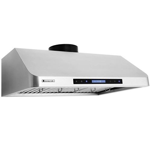  XtremeAIR XtremeAir PX10-U30 Under Cabinet Mount Range Hood with 900 CFM Baffle FilterGrease Drain Tunnel, 30