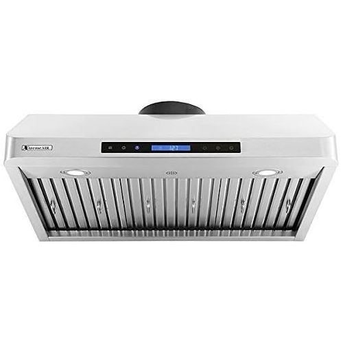  XtremeAIR XtremeAir PX10-U30 Under Cabinet Mount Range Hood with 900 CFM Baffle FilterGrease Drain Tunnel, 30