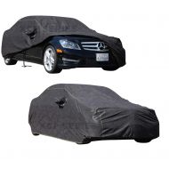 XtremeCoverPro CAR COVER 2010 2011 2012 2013 2014 Mercedes C-Class C250 C350 C63 AMG Car Accessories Indoor Outdoor Protection Dust Cover Best Vehicle Accessories with Pocket Mirror (Jet Black)