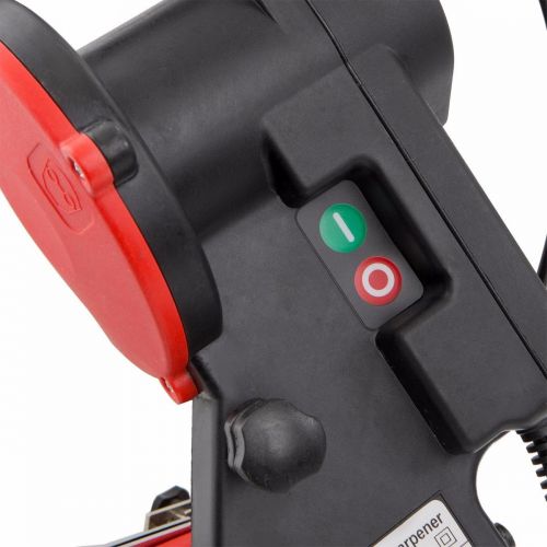  STKUSA 110V 85W Electric Sharpener Grinder Bench Mount Chainsaw with Brake & Wheel