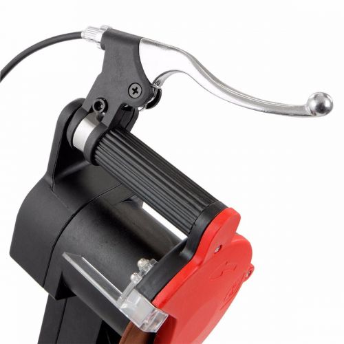  STKUSA 110V 85W Electric Sharpener Grinder Bench Mount Chainsaw with Brake & Wheel