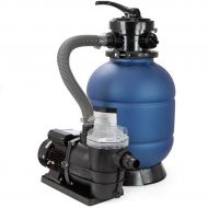 XtremepowerUS 13 Sand Filter with 3/4HP Pool Pump 4 Way Valve 3450 RPM Above Ground Pool Set with Stand