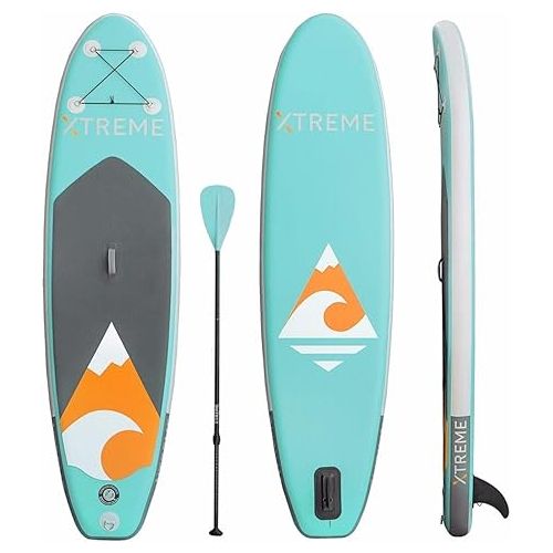  XtremepowerUS Inflatable Stand Up Paddle Board Set,Adjustable Paddle, Backpack and Pump