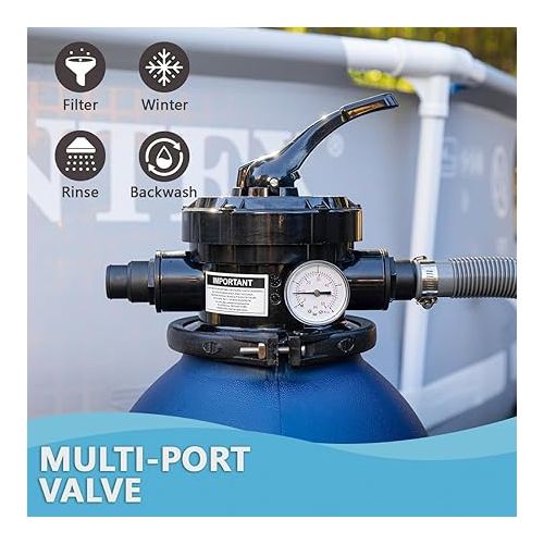  XtremepowerUS High-Flo Sand Filter Pump System 12