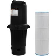 XtremepowerUS 200 sq/ft Pool Cartridge Filter In-Ground Swimming Pool and Spa Pool Filter System for Pools Up to 47000 Gallons