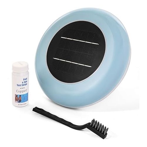  XtremepowerUS Solar Pool Purifier Pool Ionizer System Floating Cleaner & Purifier Effective up to 35,000 Gallons Reduces Chlorine Kit