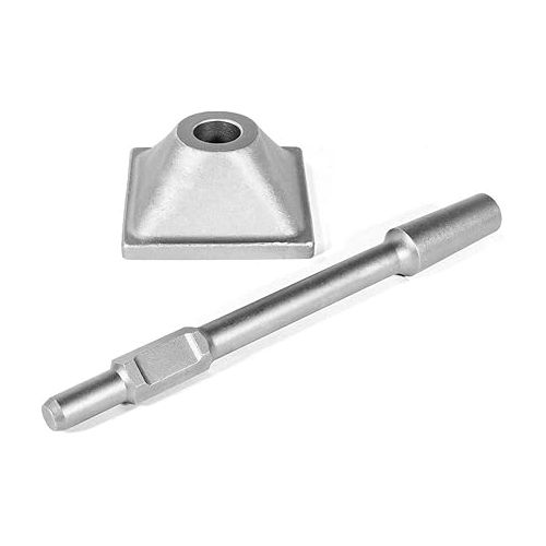  XtremepowerUS Tamper Shank and Plate for Jack Hammer Bit Electric Demolition Concrete Breaker (Tamper Shank and Plate)