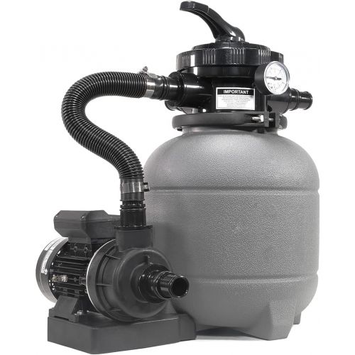  XtremepowerUS 12 Pool Sand Filter Above-Ground Pools Sand Filter Pump 2400GPH 6-Way Pool Pump 10,000GAL W/Filter Media Set